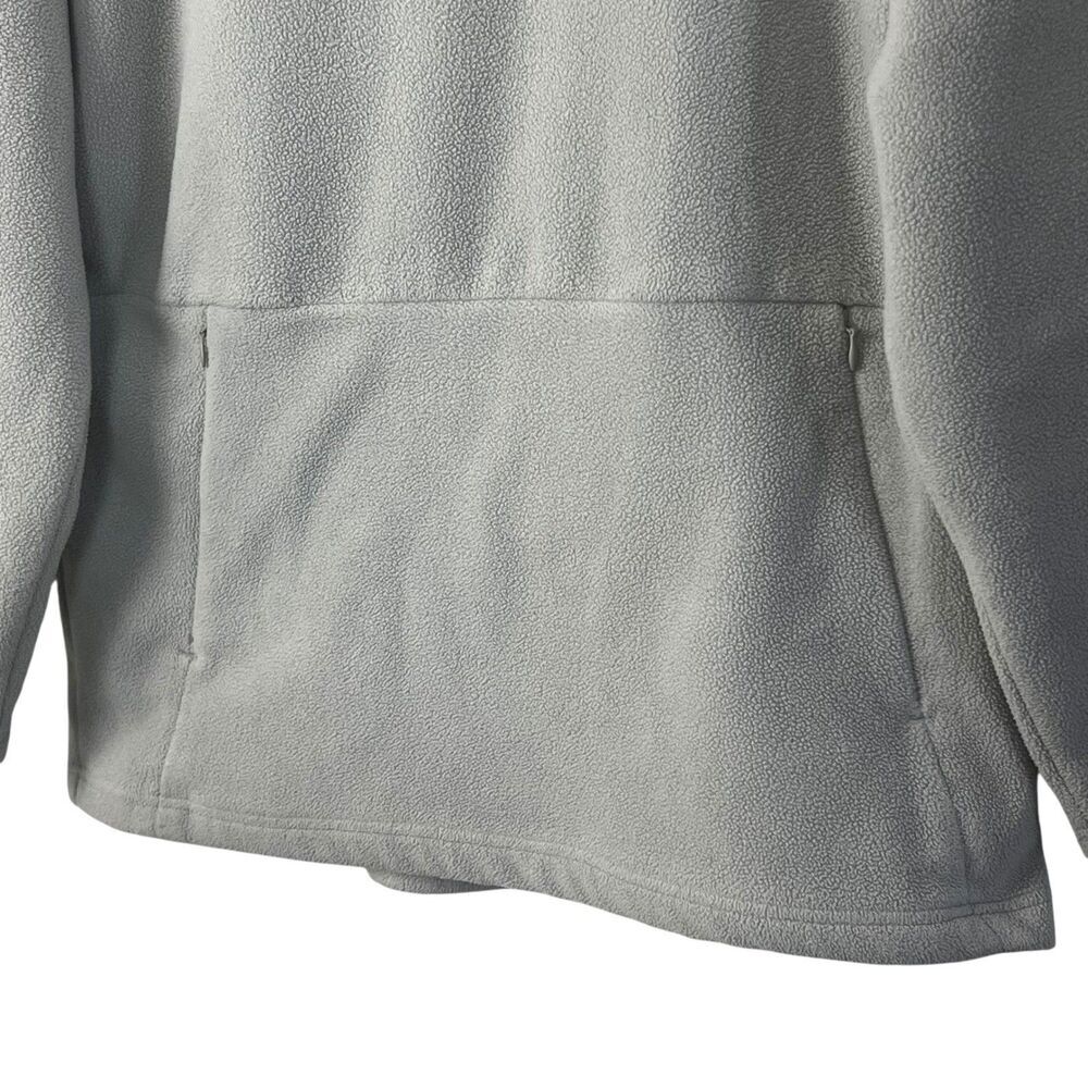 Gymshark Fleece Hoodie Mens Medium Gray Pullover Sweatshirt Drawstring - Picture 8 of 10